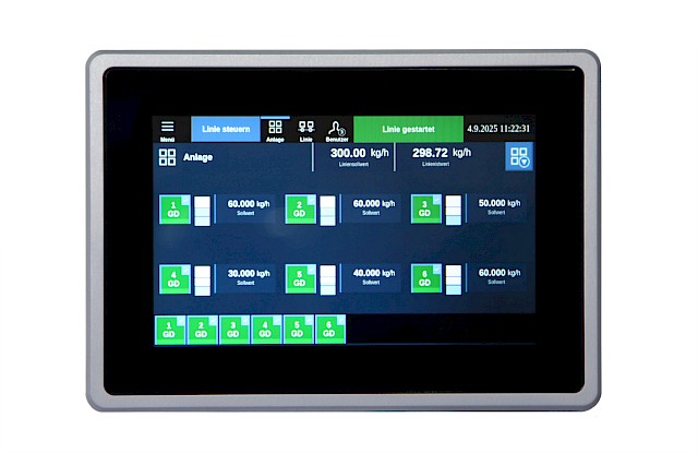 Compact multiple feeder control Congrav® OP-M